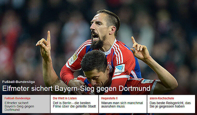Pressestimmen zum Sieg des FC Bayern gegen Dortmund