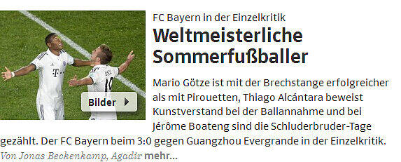 Die Süddeutsche.
