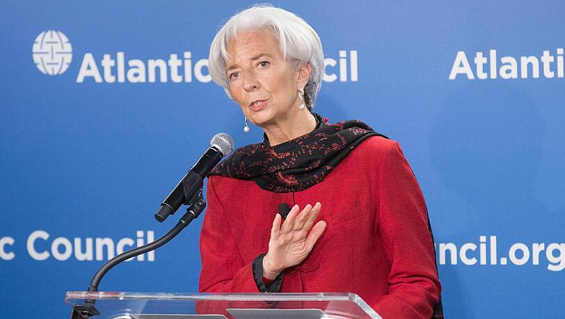 IWF-Chefin Christine Lagarde beim Atlantic Council in Washington IWF-Chefin Christine Lagarde beim Atlantic Council in Washington