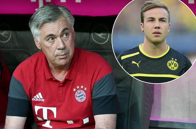 Carlo Ancelotti konnte sich noch nicht viele Gedanken über Mario Götze machen.