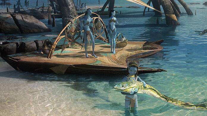 Die ersten "Avatar 2"-Bilder versprechen Abenteuer am und im Wasser.