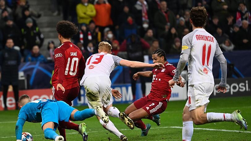 Das Hinspiel zwischen Bayern und Salzburg endete 1:1.