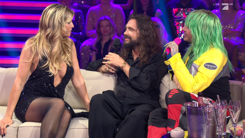 Tom und Bill Kaulitz sind seit Jahren regelmäßig im GNTM-Finale zu Gast. Tom und Bill Kaulitz sind seit Jahren regelmäßig im GNTM-Finale zu Gast.