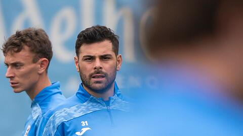 Kann er am Sonntag spielen? 1860-München-Profi Kevin Volland (rechts).