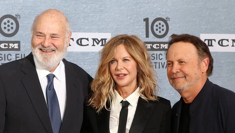 Rob Reiner (li.), Meg Ryan und Billy Crystal im Jahr 2019.