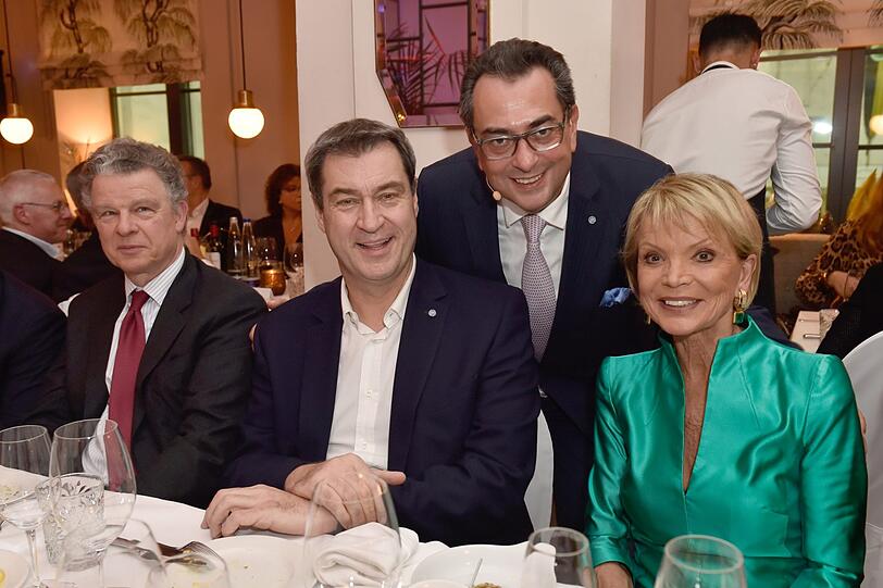 Paul-Bernhard Kallen, Markus Söder, Stavros Kostantinidis und Uschi Glas.