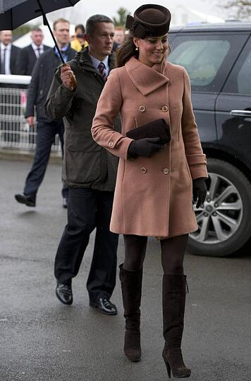 So schön schwanger: Kate am 15. März 2013.