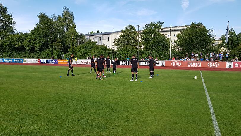 Die Bilder vom Testspiel der Löwen in Landshut.