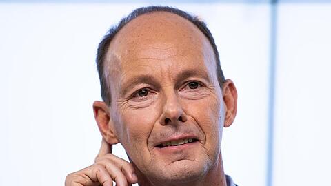 Thomas Rabe, Vorstandsvorsitzender, äußert sich auf der Bilanz-Pressekonferenz der Bertelsmann SE & Co. KGaA. Foto: Bernd von Jutrczenka/dpa/Archiv