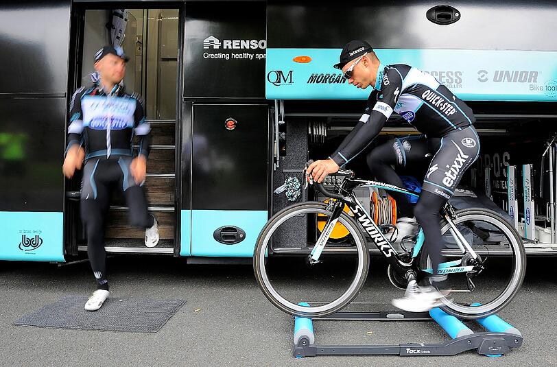 Tony Martin bei einer Trainings-Session am 3. Juli in Harrogate. (Symbolbild)