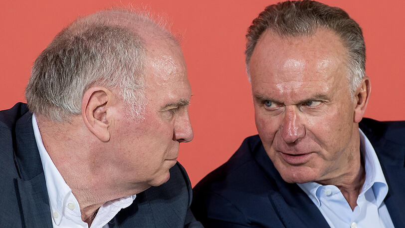 Uli Hoeneß (l.) und Karl-Heinz Rummenigge: finden sie bald einen neuen Sportdirektor für den FC Bayern?