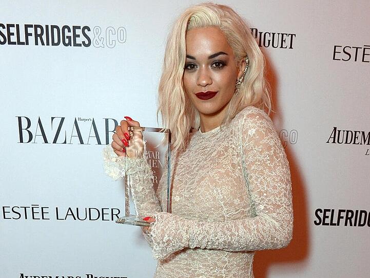 Rita Ora Anfang November bei den Harper's Bazaar Musician of the Year Awards in London