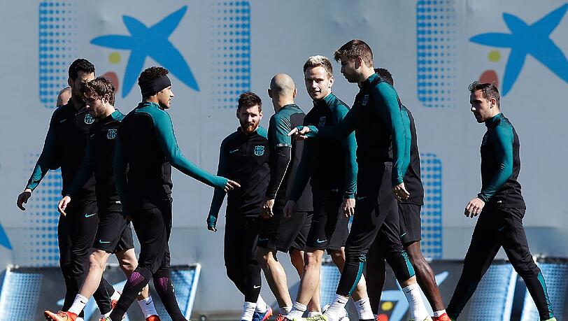 Der FC Barcelona glaubt an seine Chance. Der FC Barcelona glaubt an seine Chance.