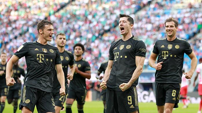 Die Bayern feierten im Spitzenspiel in Leipzig einen 4:1-Kantersieg.