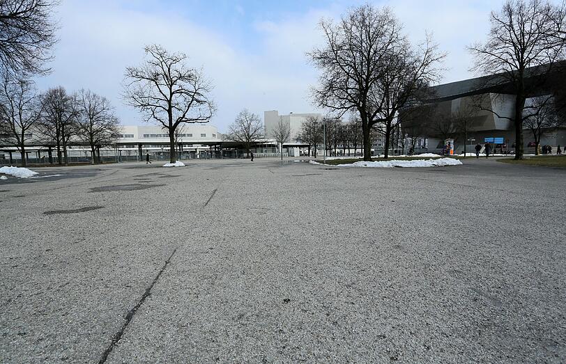 Kein schöner Empfang für Gäste, die den Olympiapark besichtigen möchten.