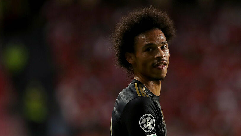 Wurde im Spiel gegen Benfica Lissabon von einem Laserpointer getroffen: Leroy Sané. Wurde im Spiel gegen Benfica Lissabon von einem Laserpointer getroffen: Leroy Sané.