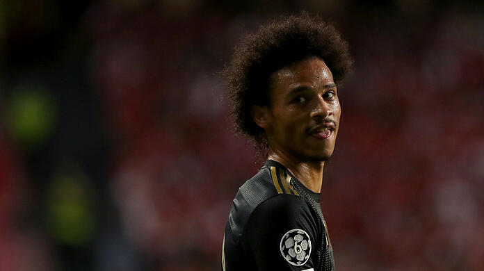 Wurde im Spiel gegen Benfica Lissabon von einem Laserpointer getroffen: Leroy Sané.