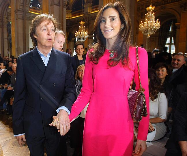 Paul McCartney mit Ehefrau Nancy Shevell