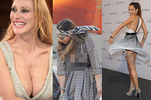 Jennifer Lopez ist es bei Wetten, dass..? passiert, vielen Models fliegt auf dem Laufsteg die Klamotte weg. Wir haben die schönsten Kleiderpannen der Stars zusammengestellt...