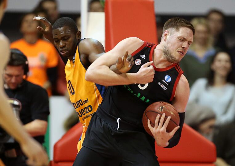 Die Basketballer des FC Bayern waren gegen Titelverteidiger Valencia im Eurocup chancenlos.