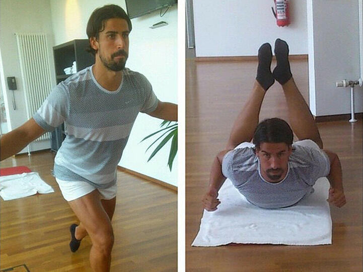 Sami Khedira tut anscheinend alles, um sich nach der Trennung von Model Lena Gercke nicht hängen zu lassen