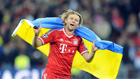 Der Ukrainer Anatoliy Tymoschtschuk gewann in der Saison 2012/13 mit dem FC Bayern das Triple.