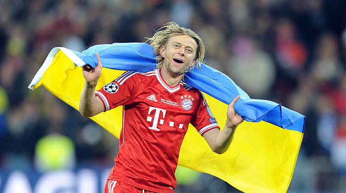 Der Ukrainer Anatoliy Tymoschtschuk gewann in der Saison 2012/13 mit dem FC Bayern das Triple.