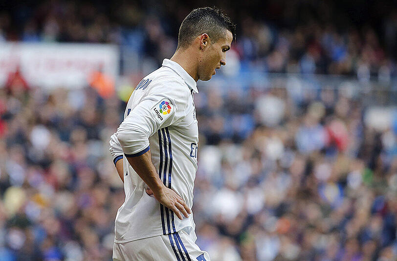 Blieb beim 3:0 gegen Neuling CD Leganés ohne Torerfolg: Real-Star Cristiano Ronaldo.