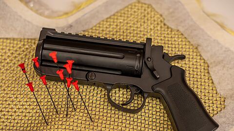 So sieht der Nadelrevolver aus.