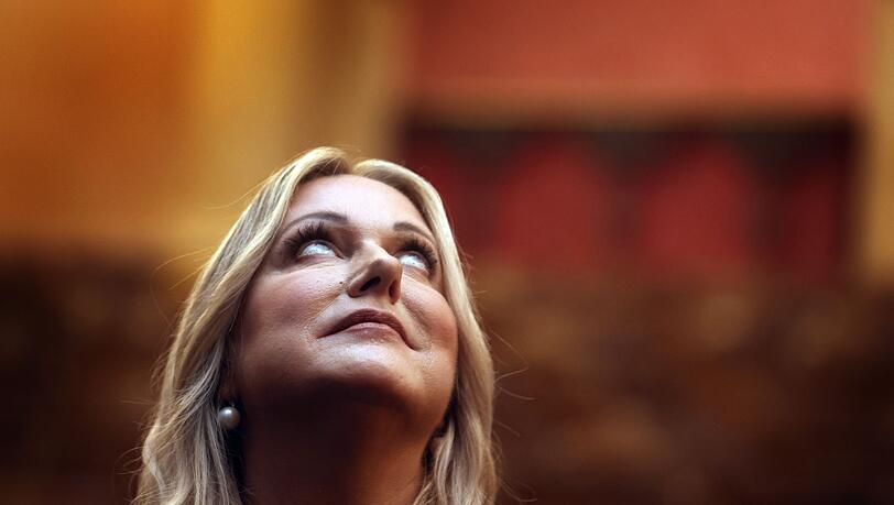 Katharina Wagner vor dem Festspiel-Start.