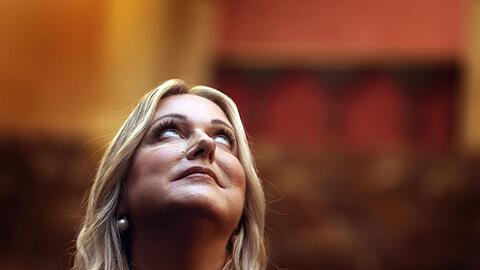 Katharina Wagner vor dem Festspiel-Start.