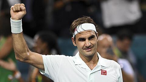 Im Finale von Miami holte sich Roger Federer seinen 101. Fitel.
