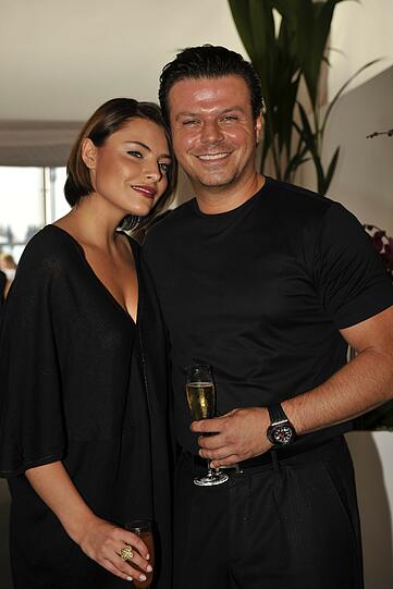 Sophia Thomalla und ihr Manager Alain Midzic im Jahr 2009.
