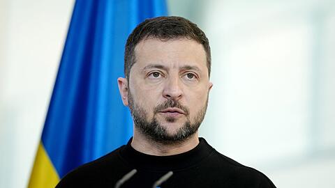 Der ukrainische Präsident Wolodymyr Selenskyj ist dankbar für die Hilfe aus Deutschland und Frankreich.