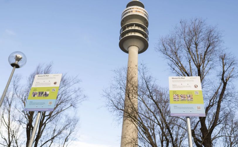 Seit kurzem gibt es den neuen Mental-Fit-Pfad im Olympiapark.