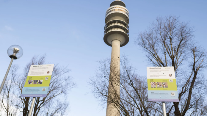 Seit kurzem gibt es den neuen Mental-Fit-Pfad im Olympiapark.