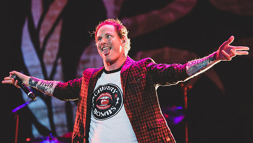 Slipknot-Frontmann Corey Taylor einmal ohne eine seiner Masken Slipknot-Frontmann Corey Taylor einmal ohne eine seiner Masken