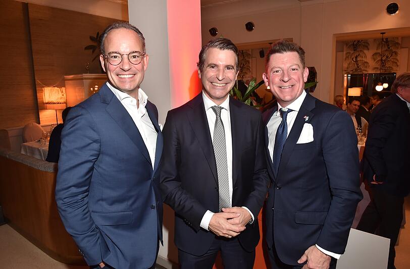 Marco Tucci, Eric Beißwenger und Timothy Liston