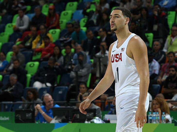 Klay Thompson, hier im Trikot der US-Nationalmannschaft bei den Olympischen Spielen in Rio.