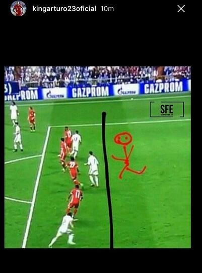 Auch der mit Gelb-Rot bediente Arturo Vidal war äußerst unzufrieden...