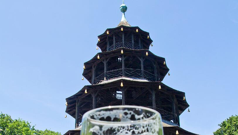 Minga meets China - im Biergarten am Chinesischen Turm. Minga meets China - im Biergarten am Chinesischen Turm.