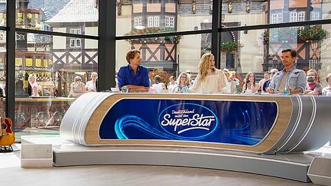 Die Jury der vergangenen "DSDS"-Staffel: Toby Gad (l.), Ilse DeLange und Florian Silbereisen.