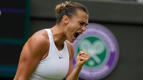 Aryna Sabalenka setzte sich in zwei Sätzen gegen Madison Keys durch.