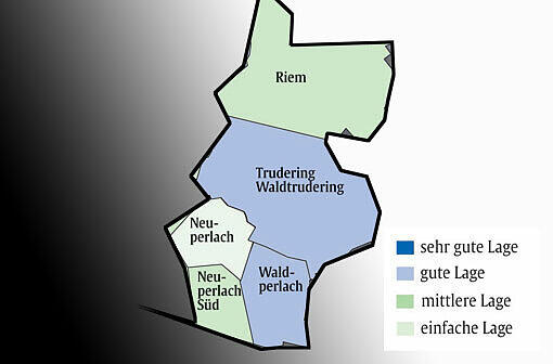 Wohnen in München: Das zahlt man derzeit in München für Eigentumswohnungen pro Quadratmeter. Einfache Lage: 2320-3050 Euro, Mittlere Lage: 2700-4300 Euro, Gute Lage: 3000-5000 Euro, Sehr gute Lage: 4100-6500 Euro