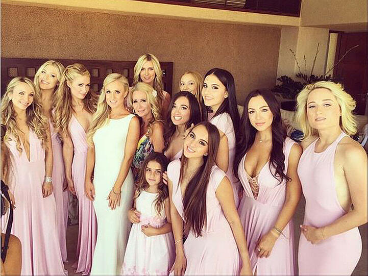 Paris Hilton und ihre Schwester Nicky Hilton an der Seite ihrer Cousine Brooke Wiederhorn