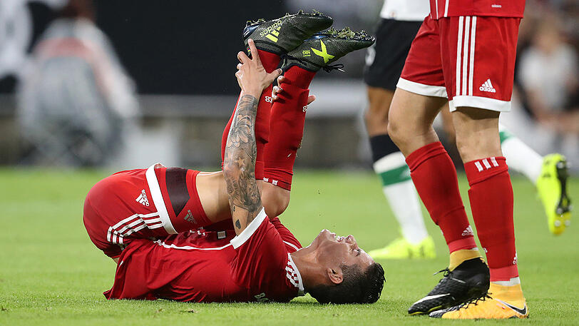 Gegen Liverpool mit muskulären Problemen ausgewechselt: Bayerns Neuzugang James Rodríguez.