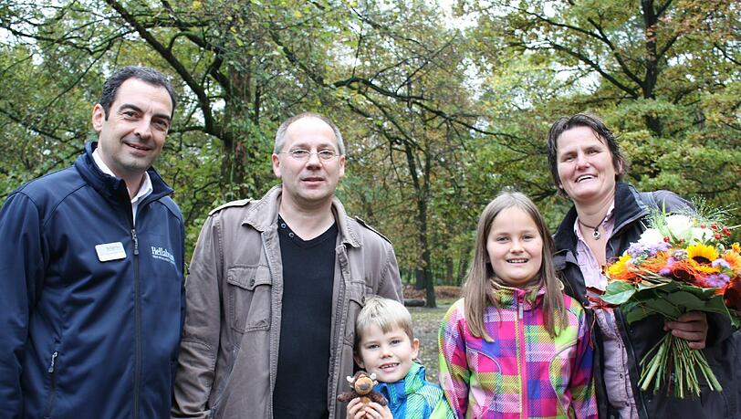 Familie Tendahl knackte dank der willensstarken Kinder die Marke: Sie waren die zweimillionsten Besucher. Familie Tendahl knackte dank der willensstarken Kinder die Marke: Sie waren die zweimillionsten Besucher.
