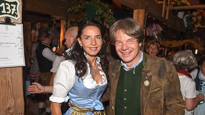 Gastronom Michael Käfer mit Frau Clarissa
