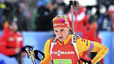 Die Damen-Staffel um Denise Herrmann wurde nur Zwölfte.