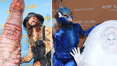Heidi Klum und Tom Kaulitz kamen in Partnerkostümen zu ihrer legendären Halloween-Party.